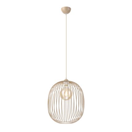 Loftpendel på kabel DESTELLO 1xE27/15W/230V Ø 33 cm beige