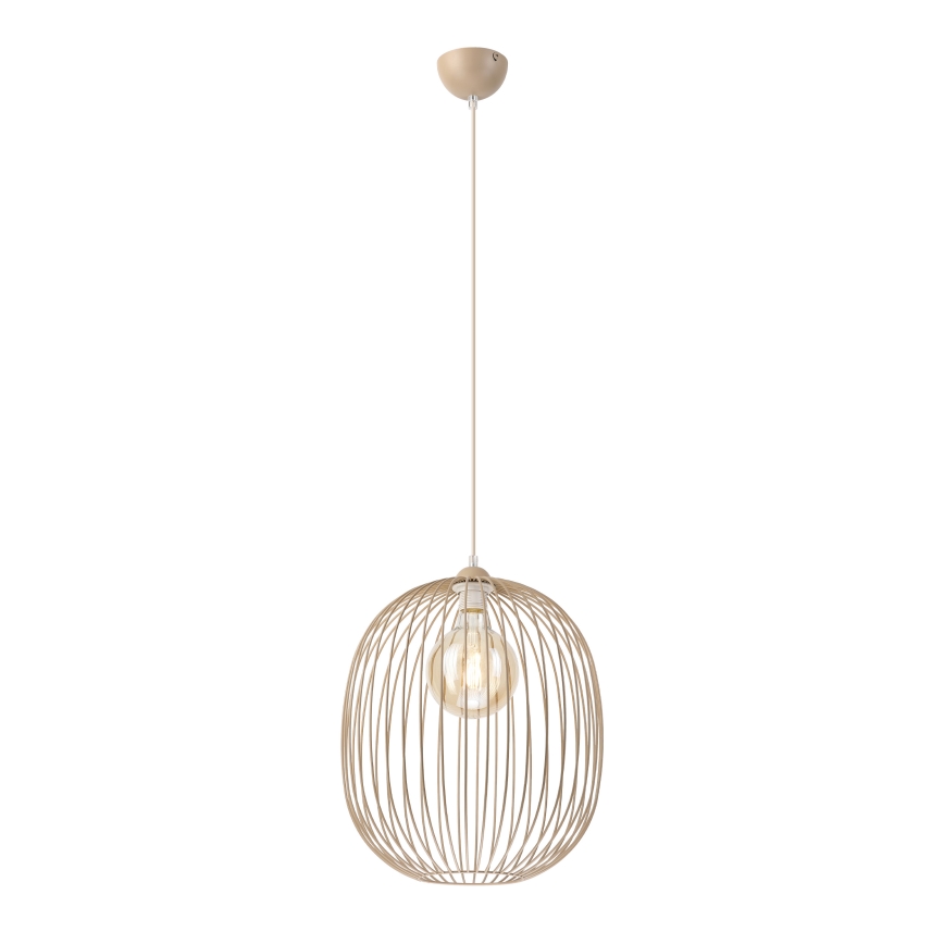 Loftpendel på kabel DESTELLO 1xE27/15W/230V Ø 33 cm beige
