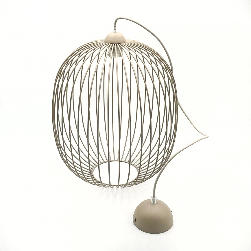 Loftpendel på kabel DESTELLO 1xE27/15W/230V Ø 33 cm beige
