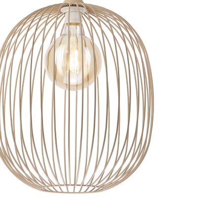 Loftpendel på kabel DESTELLO 1xE27/15W/230V Ø 33 cm beige