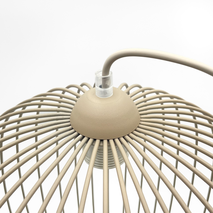 Loftpendel på kabel DESTELLO 1xE27/15W/230V Ø 33 cm beige