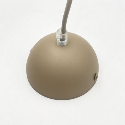 Loftpendel på kabel DESTELLO 1xE27/15W/230V Ø 33 cm beige