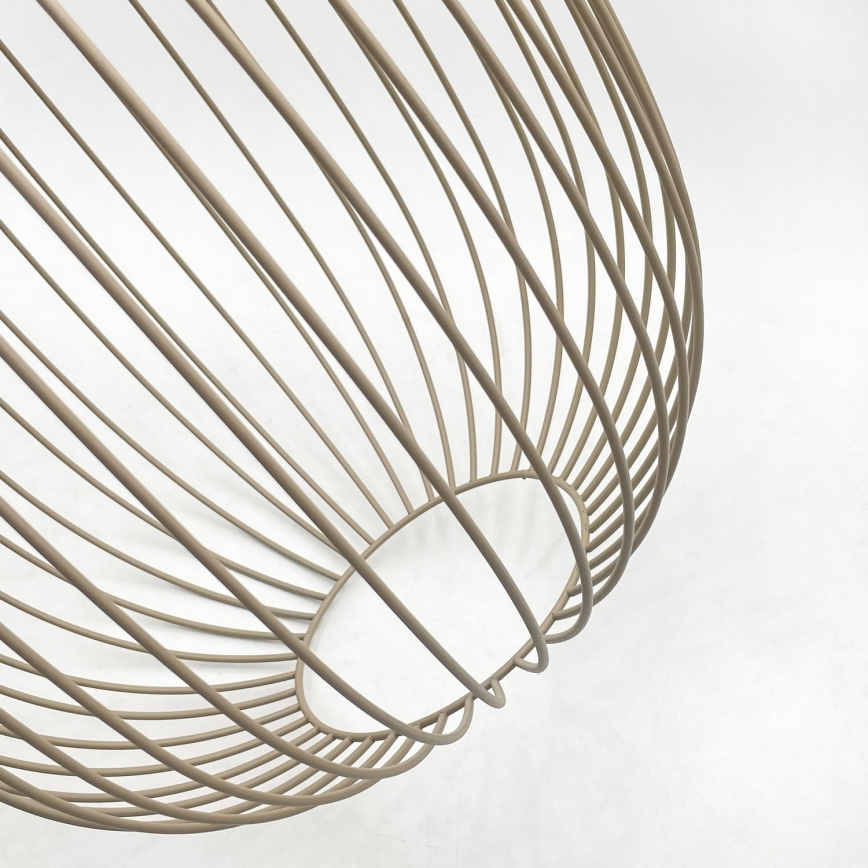 Loftpendel på kabel DESTELLO 1xE27/15W/230V Ø 33 cm beige
