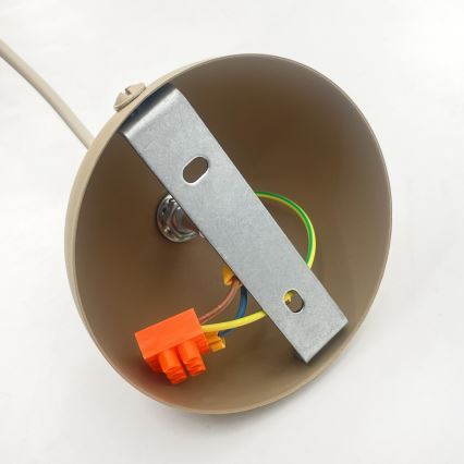 Loftpendel på kabel DESTELLO 1xE27/15W/230V Ø 33 cm beige