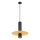 Loftpendel på kabel PELTA 1xGU10/10W/230V, sort/gul