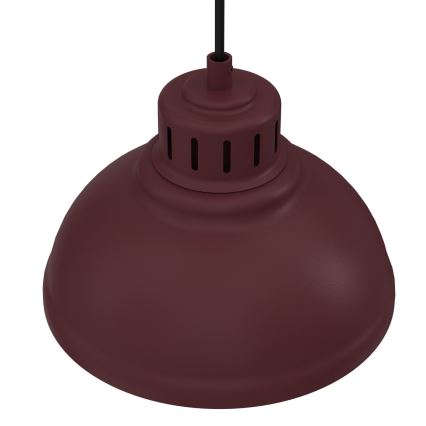 Loftpendel SVEN på ledning 1xE27/15W/230V bordeaux