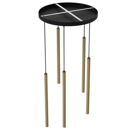 Loftpendel YORU på kabel, 8x G9/8W/230V, messing