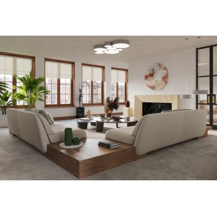 Lofts lys ARENA 35 2xE27/60W/230V grå