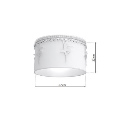Loftslampe for børn BALLET 1xE27/60W/230V