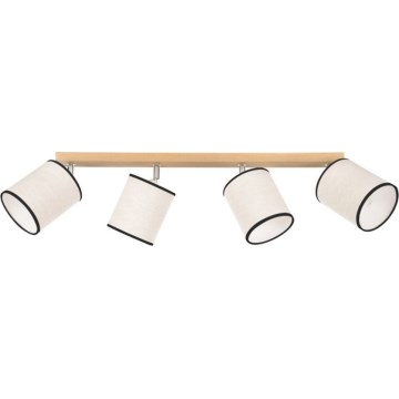 Loftspot BOHO 4xE27/25W/230V egetræ