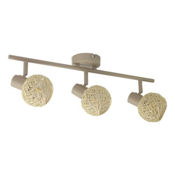 Loftspot DEX 3xE14/10W/230V beige/creme