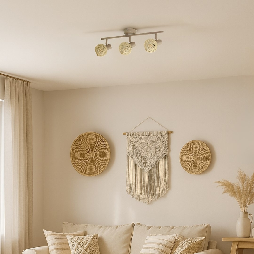 Loftspot DEX 3xE14/10W/230V beige/creme