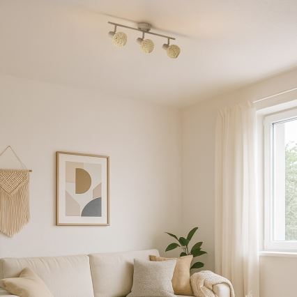 Loftspot DEX 3xE14/10W/230V beige/creme