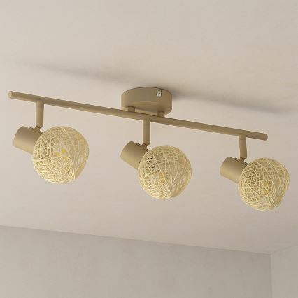 Loftspot DEX 3xE14/10W/230V beige/creme