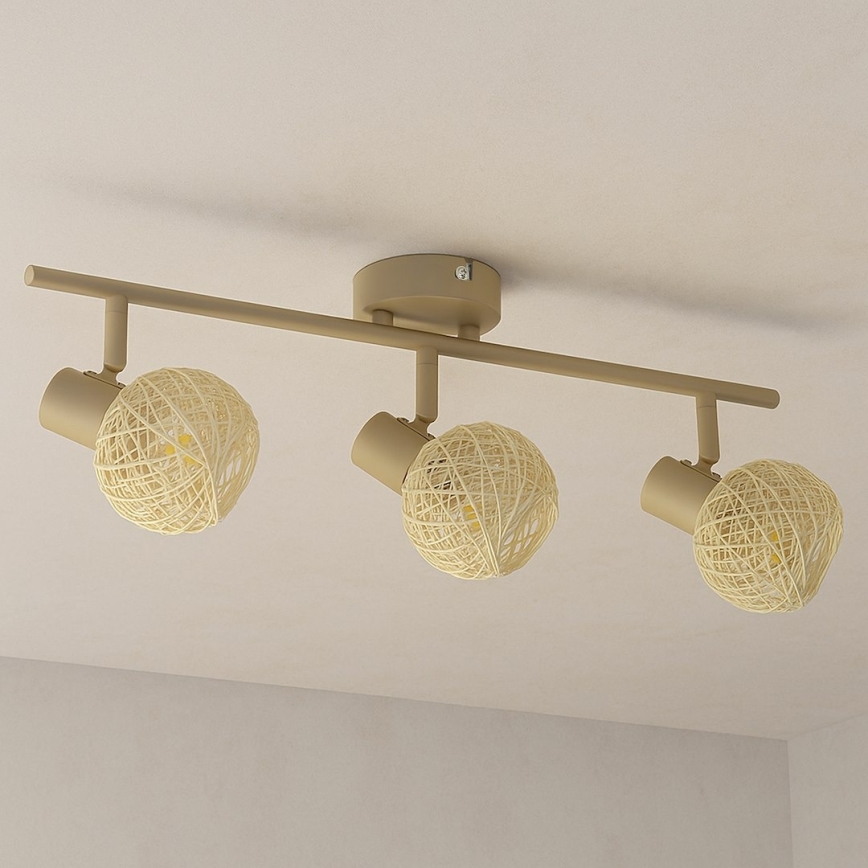 Loftspot DEX 3xE14/10W/230V beige/creme