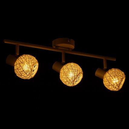 Loftspot DEX 3xE14/10W/230V beige/creme