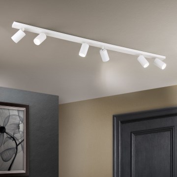 Loftspot SEAN 6xGU10/13W/230V hvid