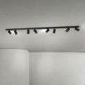 Loftspot SEAN 8xGU10/13W/230V sort