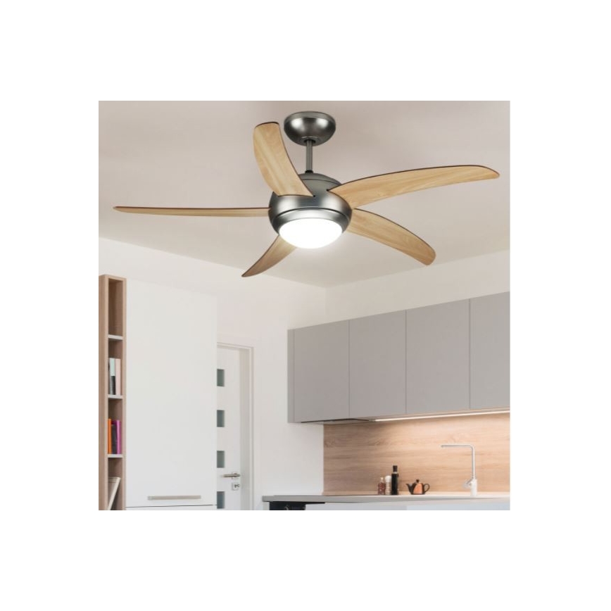 Loftventilator 2xE27/20W/230V diameter 132 cm + fjernbetjening