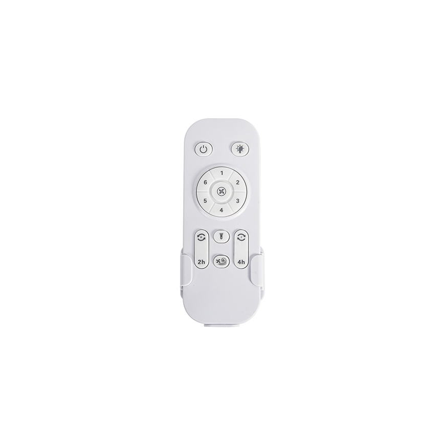 Loftventilator Ø 132 cm IP44 hvid + fjernbetjening