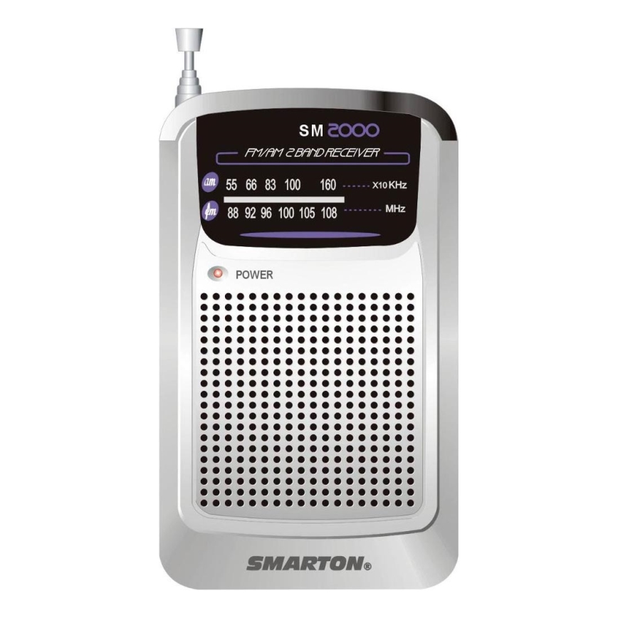 Lommeradio FM/AM  2xAAA