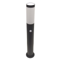 LOPPA udendørslampe med sensor 1xE27/60W/230V 65 cm IP44 antracit