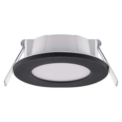 LED Badeværelsesloftlampe LORI LED/4,5W/230V IP65 2700/4000K Ø 8,5 cm sort