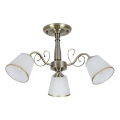 LOSANNA loftlampe med stang 3xE14/40W/230V, messing