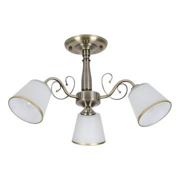 LOSANNA loftlampe med stang 3xE14/40W/230V, messing