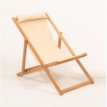 Loungestol beige/avnbøg