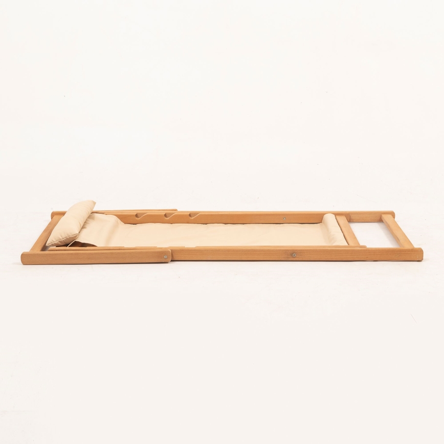 Loungestol beige/avnbøg