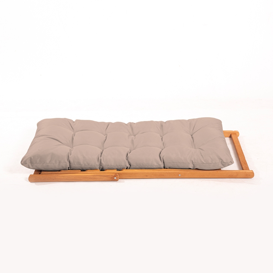 Loungestol beige/bøg