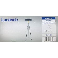 Lucande - Gulvlampe FILORETA 3xE27/60W/230V