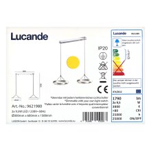Lucande - LED pendel dæmpbar LYANI 2xLED/9,5W/230V