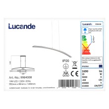 Lucande - LED pendel LORIAN LED/19W/230V