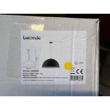 Lucande - Pendel MALEO 1xE27/60W/230V