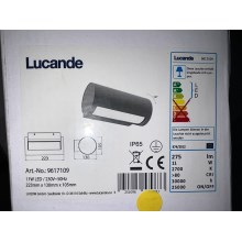 Lucande - Udendørs LED væglampe BOHDAN LED/11W/230V IP65