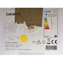 Lucande - Væglampe ALEXARU 1xE27/60W/230V
