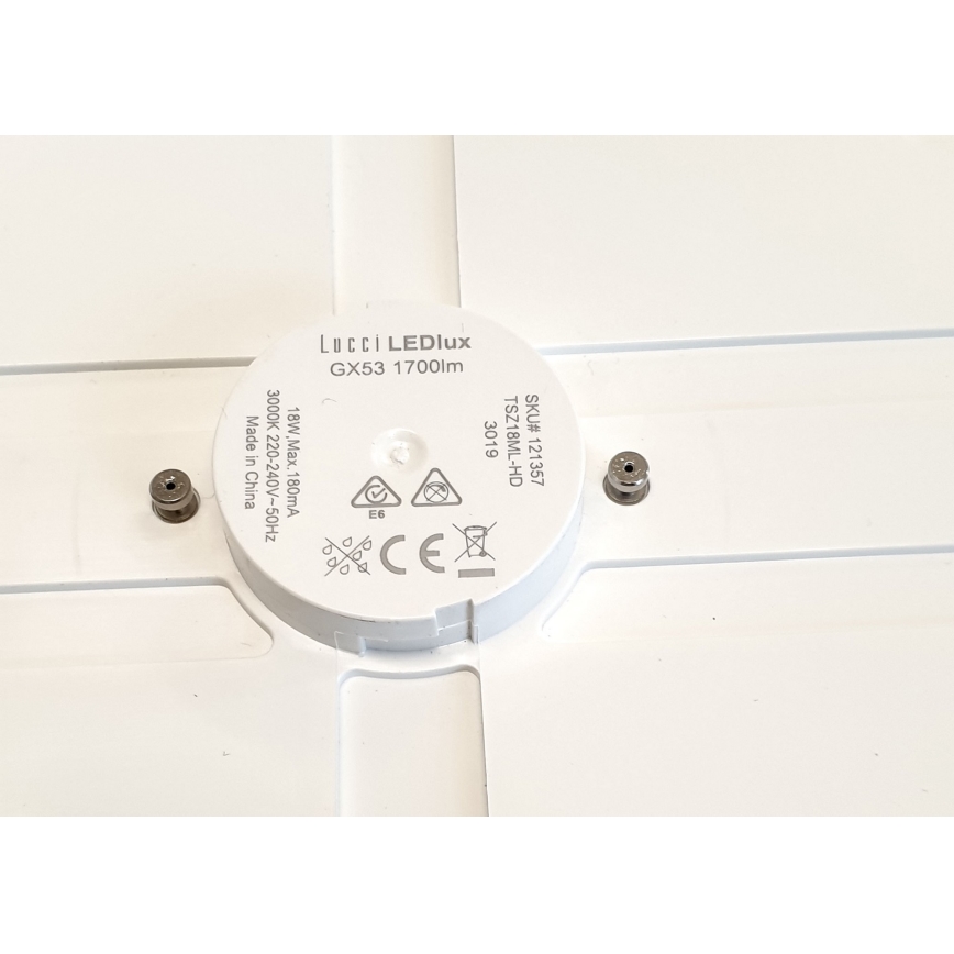Lucci air 121357 - LED loftlampe til ventilator LED/18W/230V