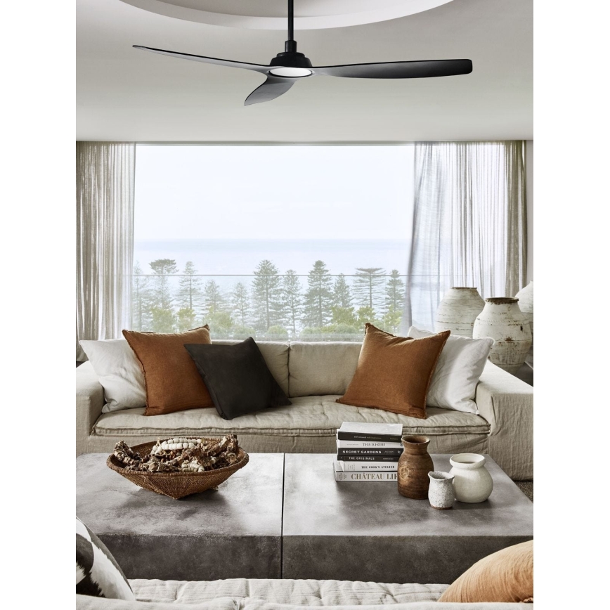 Lucci Air 210651 - Loftventilator MOTO sort + fjernbetjening