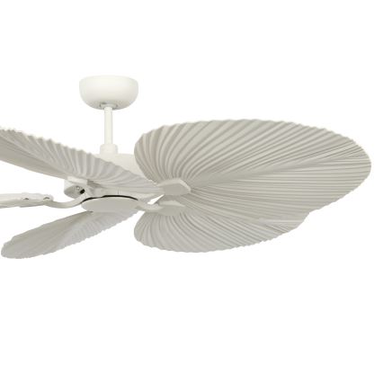 Lucci Air 21065449 - Loftventilator BALI diameter 132 cm hvid/cremefarvet + fjernbetjening