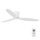Lucci Air 212870 - Loftventilator AIRFUSION RADAR træ/hvid + fjernbetjening