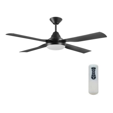 Lucci air 212899 - LED dæmpbar loftventilator MOONAH 1xGX53/21W/230V sort + fjernbetjening
