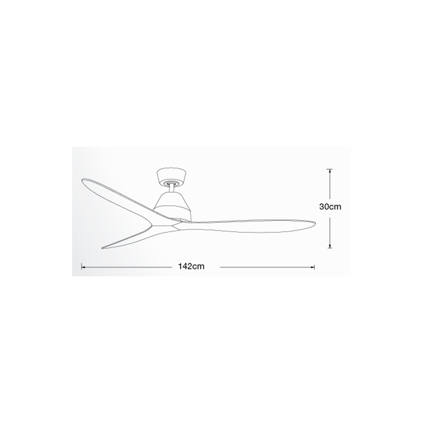 Lucci air 213044 - Loftventilator WHITEHAVEN 1xGX53/18W/230V sort + DO