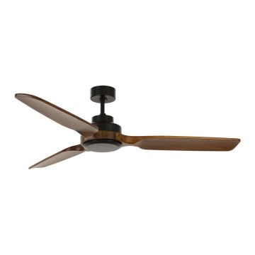 Lucci air 213051 - Loftventilator SHOALHAVEN sort/brun Ø 142 cm