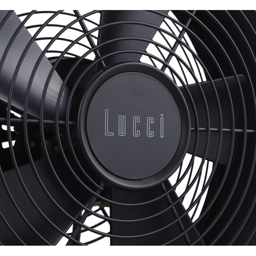 Lucci Air 213116EU - Gulvventilator BREEZE, brun, Ø 46 cm