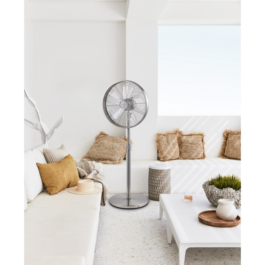 Lucci Air 213117EU - Gulvventilator BREEZE mat krom