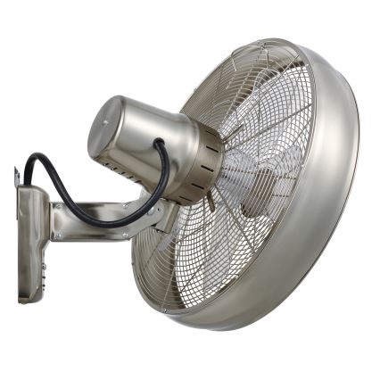 Lucci air 213126 - Vægventilator BREEZE 55W/230V mat krom + fjernbetjening