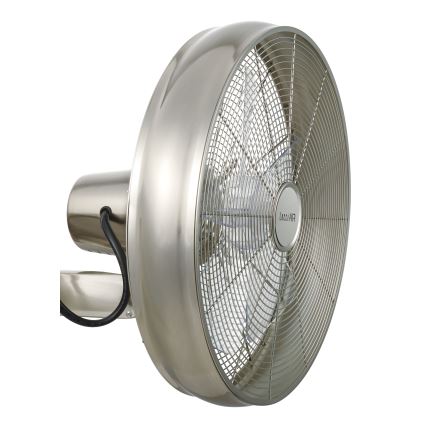 Lucci air 213126 - Vægventilator BREEZE 55W/230V mat krom + fjernbetjening