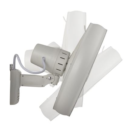 Lucci Air 213128EU - Vægbaseret ventilator BREEZE 55W/230V hvid + fjernbetjening